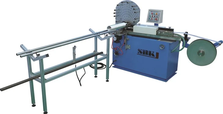 Insulated Aluminum Flexible Duct Forming Machine For Ventilation Duct